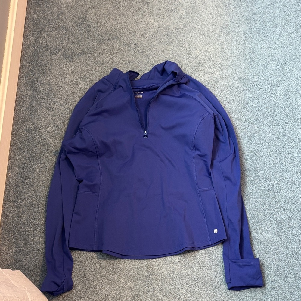 Layer 8 Women's Royal Blue Quarter-Zip Hoodie